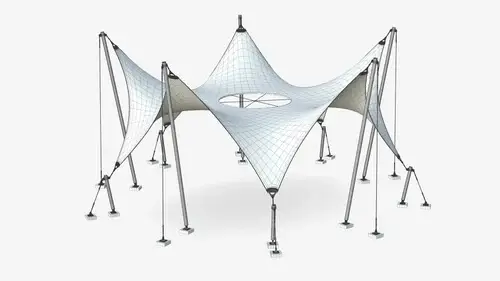 Contoh desain tensile membran 3D