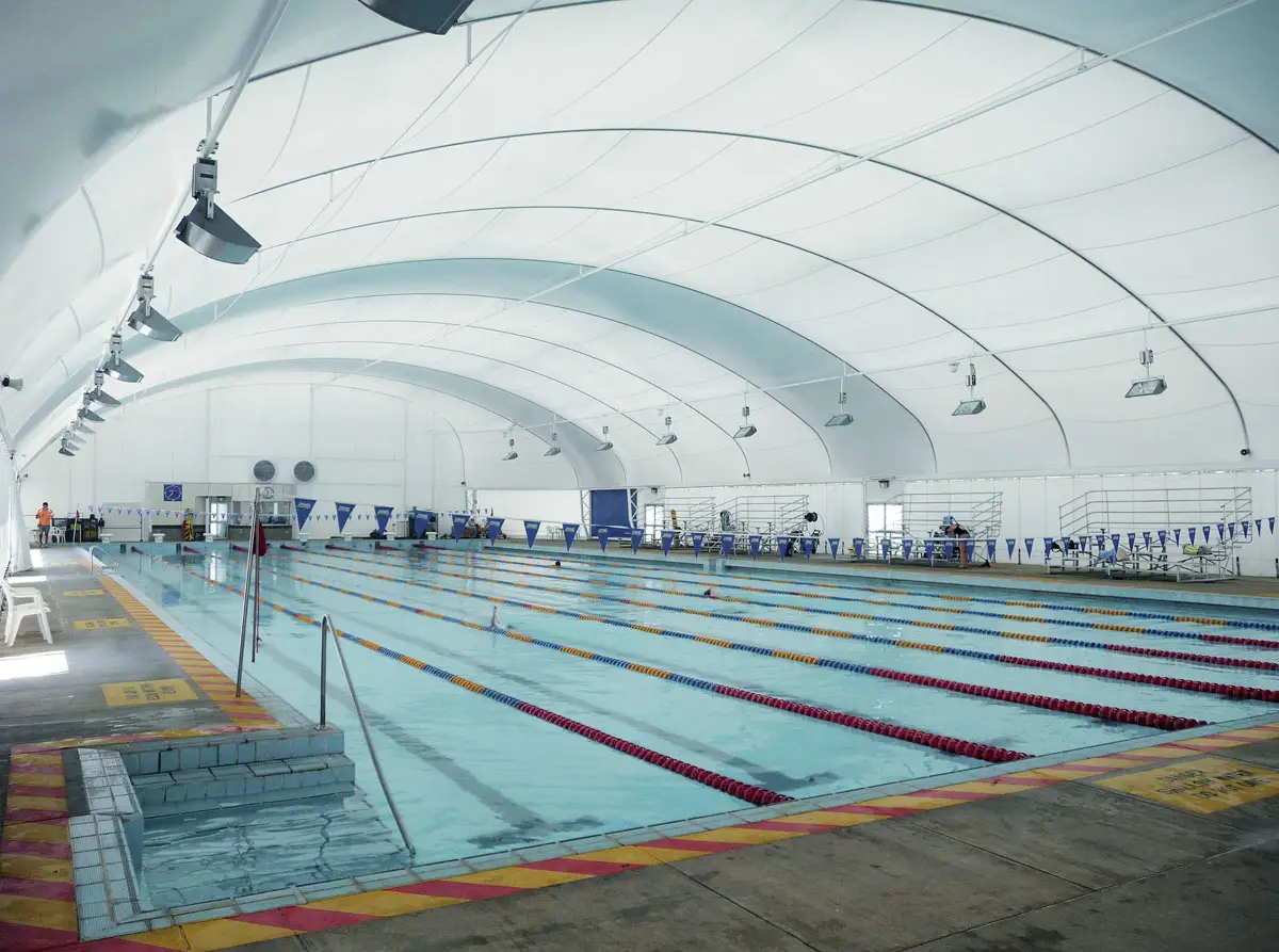 Desain Dome Membran untuk Kolam Renang